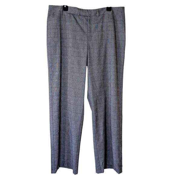 R.Q.T. Plaid Dress Pants Gray/Black Size 18 NWT - Picture 1 of 11